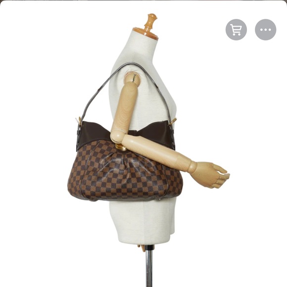 Pre-owned Louis Vuitton Damier Ebene Canvas
Sistina PM Bag - Picture 4 of 6